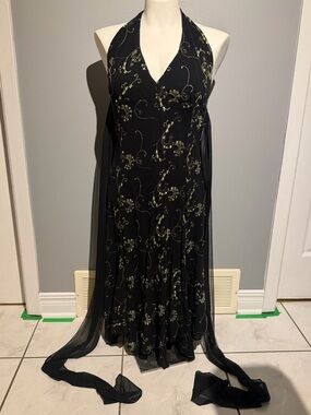 beautiful Le Chateau embroidered dress